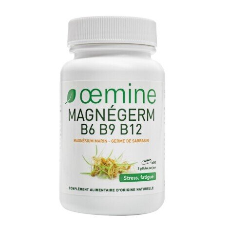 Oemine Magnegerm Magneziu, germeni, B6 B9 B12 - 60 Capsule